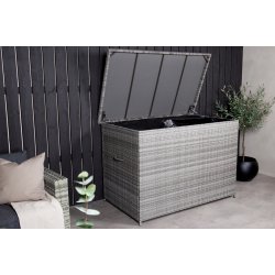 Vedligeholdelsesfri hyndeboks i UV-beskyttet polyrattan 150x100 cm - Model: Amazon - Vlg farve