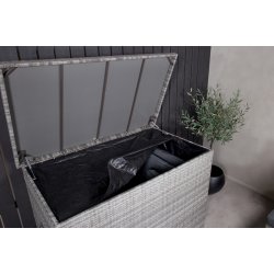 Vedligeholdelsesfri hyndeboks i UV-beskyttet polyrattan 150x100 cm - Model: Amazon - Vlg farve