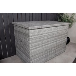 Vedligeholdelsesfri hyndeboks i UV-beskyttet polyrattan 150x100 cm - Model: Amazon - Vlg farve
