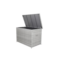 Vedligeholdelsesfri hyndeboks i UV-beskyttet polyrattan 150x100 cm - Model: Amazon - Vlg farve