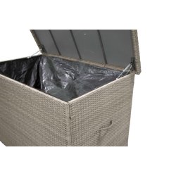 Vedligeholdelsesfri hyndeboks i UV-beskyttet polyrattan 150x100 cm - Model: Amazon - Vlg farve