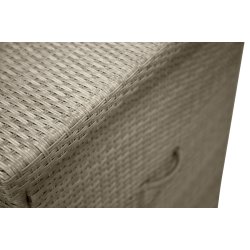 Vedligeholdelsesfri hyndeboks i UV-beskyttet polyrattan 150x100 cm - Model: Amazon - Vlg farve