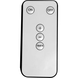 Hyggeligt kalenderlys med varm LED-Flamme, timer og fjernbetjening - �5xH20 cm - Ideelt til dig der ikke vil have usund sod fra stearinlys!