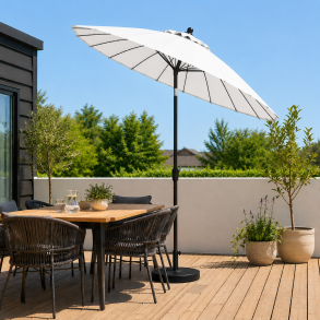 Parasoll �2,75m. v�lj parasoll - Vattent�t + Dug har UV30+ solskydd. Modell: Shanghai