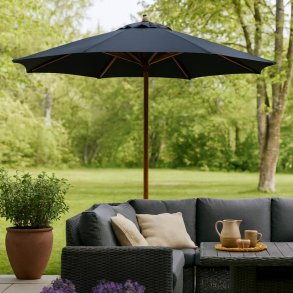 Luksus vandafvisende parasol str.  3 M. med tilt og UV30+ solbeskyttelse - Model: Star - Vlg farve
