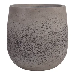 Vandttte og frostsikre krukker i fiberclay med et spraglet mnster, st af 2 - Model: Lilja