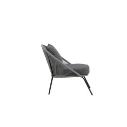 Loungeset med tv ftljer och ett sidobord inkl. all-weather dynor - Modell: Lindos/Chania