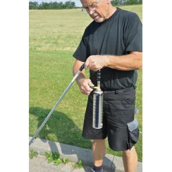 �Effektiv gasukrudtsbr�nder med piezot�nding til brug med sm� gasflasker