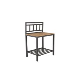 Udendrs kkken midtermodul i aluminiumsstel og teaktrsbordplade model: Mexico