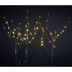 Ligardi lystr-st - 3 stk. LED lystrer m. Timer og batteri - Inde/Ude