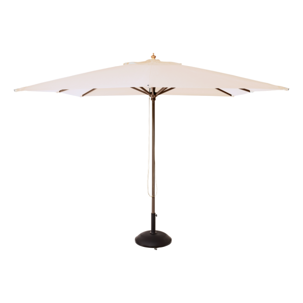 Olefin parasol Str. 3x3 M - Vandtt + Dug har UV50+ solbeskyttelse - Vlg farve. Model: Alicante
