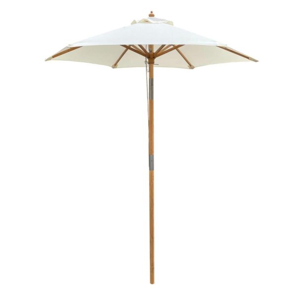 Vandtt Venedig parasol - : 1,8 med bambus stok - Dug har UV30+ solbeskyttelse
