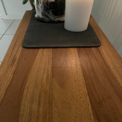 Elegant dekorationsbnk 120 cm - Naturlig Charme til Dit Hjem