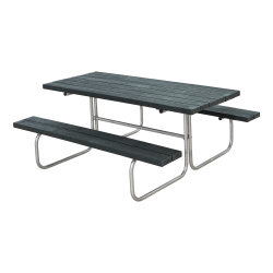 Bordbnkest uden rygln i RETEX til 6 personer - vlg farve