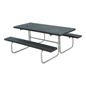 Bordbnkest uden rygln i RETEX til 6 personer - vlg farve