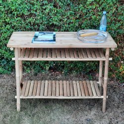 Bambus sidebord str. 100x40 cm H: 75 cm