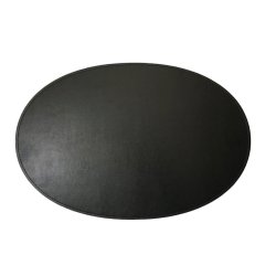 Oval Dkkeserviet i gte Lder hard- ikke foldbar - 30x45 -  Oval - Vlg farve