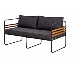 L�kken Loungesofa fremstillet i Akacietr� - max belastning 320 kg - B141 x D70 x H71 cm