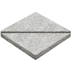 4 stk. CLEAN-look granit flise til parasolfod - 60 kg ( 15 kg. pr. stk. )