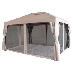 JULIO vandtt Pavillon Str. 3x4 meter - Elegance og Skygge til Din Have