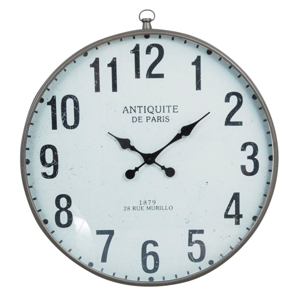 Klocka med tryck "Antique de Paris" - diameter: 65 cm