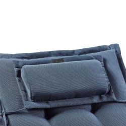 Solvognshynde Lux m/ Nakkepude i struktur syet polyester, s man ikke bliver svedig! - Flere Farver