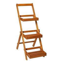 TOKYO blomsterreol/trappe i akacietr