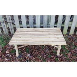 Bambus sofabord Str. 100x60 cm Hjde 40 cm. foldbart. 