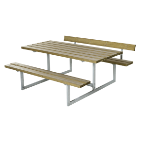 Bordbnkest i tr med et rygln - vlg farve