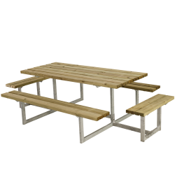 Bordbnkest med ekstra siddepladser i nletr - 8 personer - vlg farve