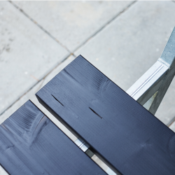 Stort bordbnkest uden rygln - 6 personer - vlg farve