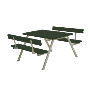 Klassisk bordbnkest til 4 personer med rygln - vlg farve