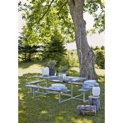 Bordbnkest med ekstra siddepladser i nletr - 8 personer - vlg farve