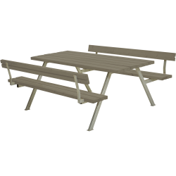 Stort bordbnkest med rygln 6 personer - vlg farve! 