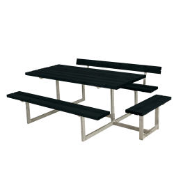 Bordbnkest i tr til 7 personer med et rygln - Vlg farve