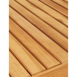 Altan- cafbord i gold teak foldbart. 4-6 personer - Boston Teak