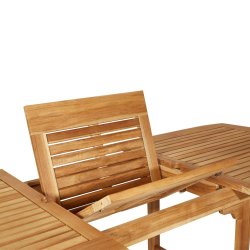 Extend boston teak havest - Bord med udtrksplade 180/240cm