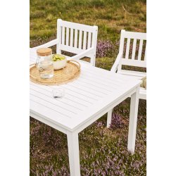 Brighton havem�bels�t hvid - Bord, b�nk og to stole