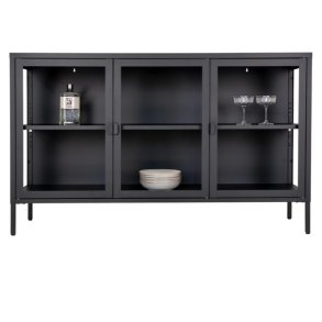 Brisbane vitrinskp svart 