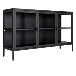 Brisbane vitrinskp svart 