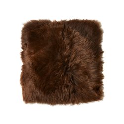 Stolsits i kta lammskinn - str. 40x40 cm - vlj frg