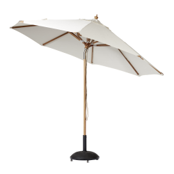 Olefin parasoll -  3 meter runt. Vlj en frg! - Vattentt + Dug har UV50+ solskydd. Modell: Cannes