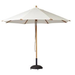 Olefin parasoll -  3 meter runt. Vlj en frg! - Vattentt + Dug har UV50+ solskydd. Modell: Cannes