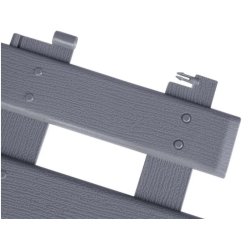 Lkkert bed hegn str.: L40x H20 cm. UV-beskyttet plast hvid eller gr. TILBUD P 24 stk. = 9,6 meter