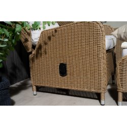 Vedligeholdelsesfrit lounge st med 2 justerbar stole inkl.  All weather Hynder - Vlg farve