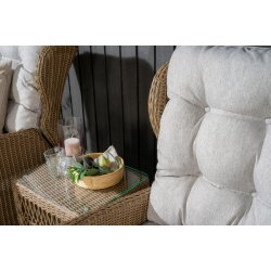 Vedligeholdelsesfrit lounge st med 2 justerbar stole inkl.  All weather Hynder - Vlg farve