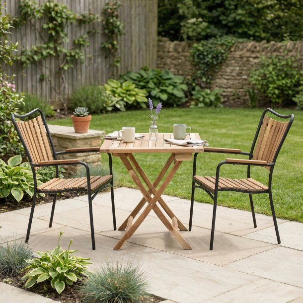 Mondena caf�set med f�llbord - V�lj f�rg p� stolen