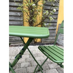 Charmerende cafest i stl - Bord + 2 stole. MODERNE CAFEST PERFEKT TIL ALTANEN!!! vlg farve