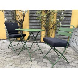 Charmerende cafest i stl - Bord + 2 stole. MODERNE CAFEST PERFEKT TIL ALTANEN!!! vlg farve