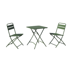 Charmerende cafest i stl - Bord + 2 stole. MODERNE CAFEST PERFEKT TIL ALTANEN!!! vlg farve